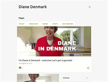 Tablet Screenshot of dianedenmark.com